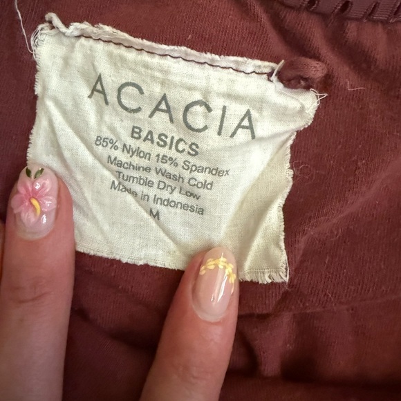 Acacia Swimwear Deep Red Midi Skirt - Picture 2 of 2